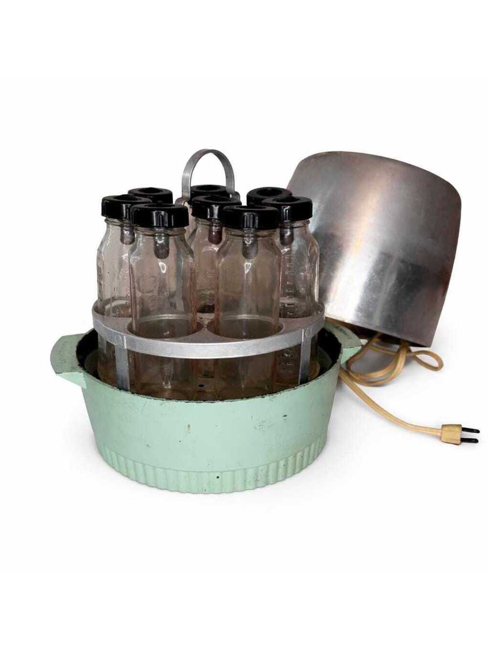 Vintage Hankscraft Bottle Sterilizer, Mint Green Mid Century Warmer, Retro Decor - Picture 2 of 10